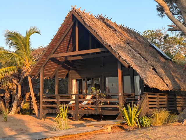 Picture of beachfront guest chalet at Anjajavy Reserve, Madagascar