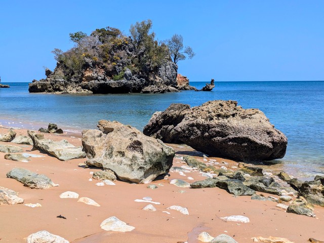 A stunningly beautiful, private, deserted beach at Anjajavy Le Lodge, Madagascar