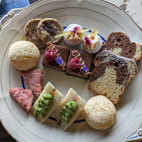 A European and Brazilian-influenced snack plate served at the luxurious Eolo Lodge near Calafate Patagonia Argentina