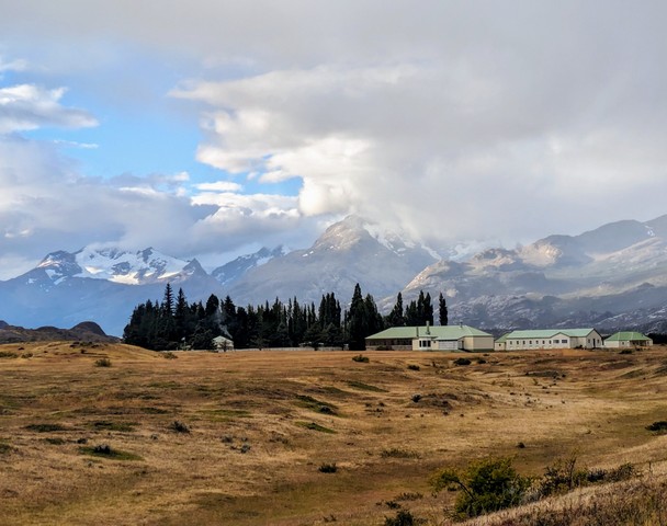 The guest lodges at Estancia Cristina, a luxury estancia located in the heart of Los Glaciares National Park in the Patagonia region of Argentina