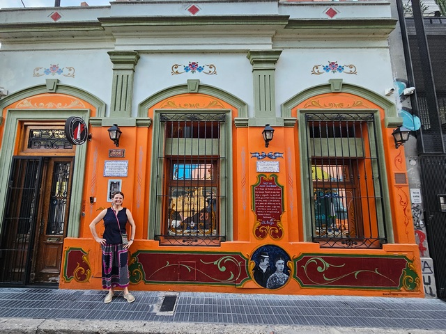 Colorful buildings in Palermo, Buenos Aires