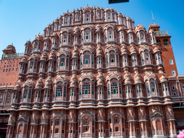 Jaipur's Hawa Mahal was built for royal ladies, who could watch the streets below from the 953 windows